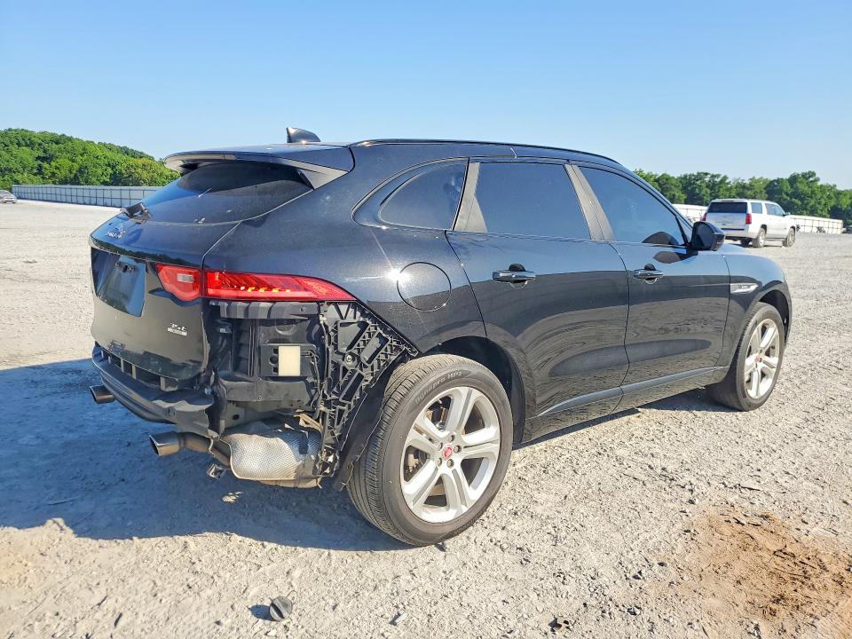 2017 Jaguar F-pace VIN SADCL2BV3HA097715 COPART salvage auction — REAR END, Nc - Salvage Certificate Of Title, sold $4,600 on 2026-07-22 (photo 3)