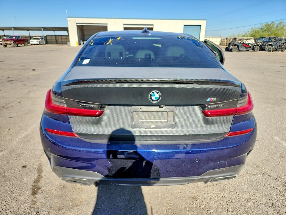 2020 BMW M340i VIN WBA5U7C04LA286669 COPART salvage auction — ALL OVER, TX - SALVAGE VEHICLE TITLE, sold $6,600 on 2026-08-07 (photo 6)