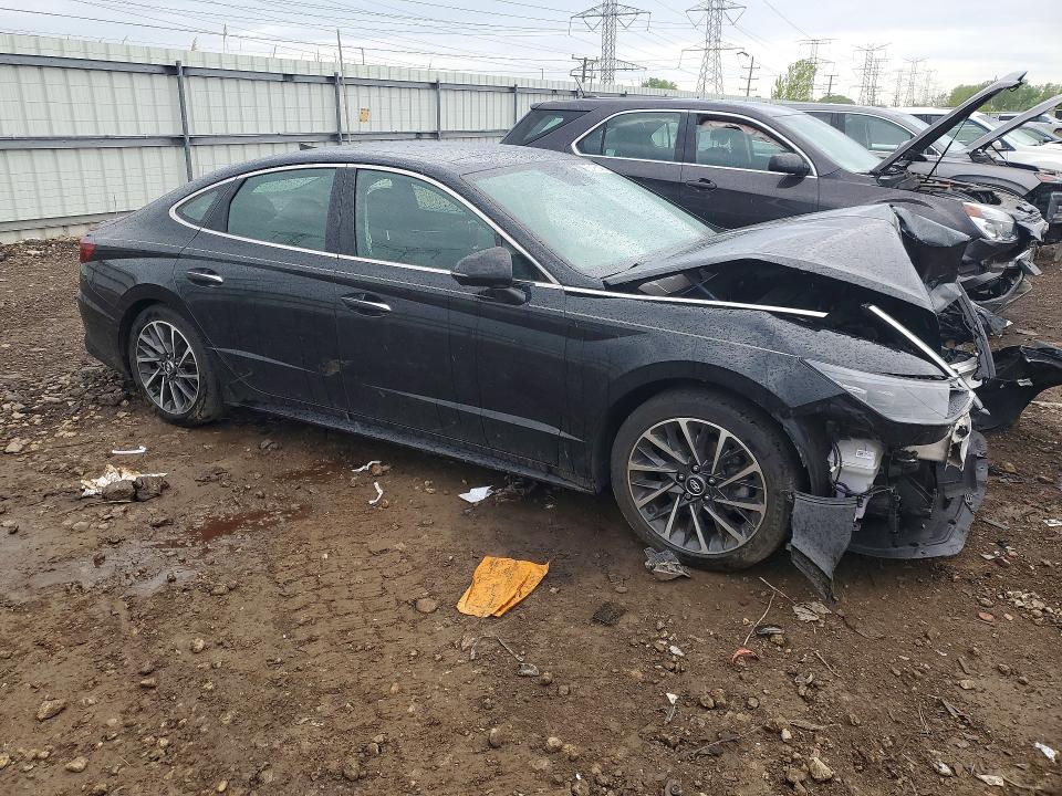2020 Hyundai Sonata VIN 5NPEH4J24LH003447 COPART salvage auction — FRONT END, Il - Salvage Certificate, sold $3,500 on 2026-07-07 (photo 4)