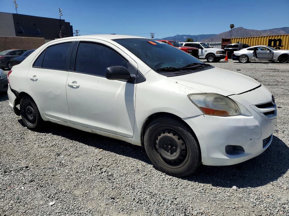 2007 Toyota Yaris VIN JTDBT923671142983 COPART salvage auction — REAR END, Ca - Dis/Dlr/Exp App For Dup Clean, sold $425 on 2026-07-08 (photo 4)