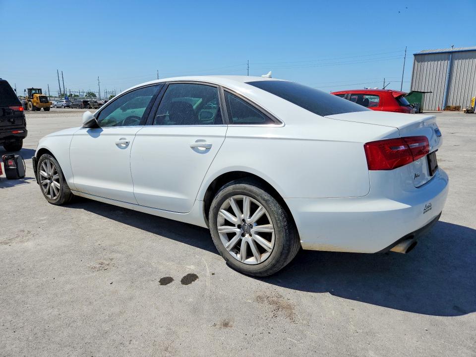 2014 Audi A6 VIN WAUCFAFC7EN059976 COPART salvage auction — MECHANICAL, Ok - Certificate Of Title, sold $1,250 on 2026-07-10 (photo 2)