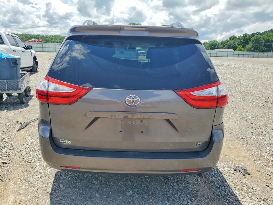 2015 Toyota Sienna VIN 5TDKK3DCXFS601298 COPART salvage auction — MINOR DENT/SCRATCHES, Ar - Cert Of Title-Salvage, sold $2,950 on 2026-07-06 (photo 6)