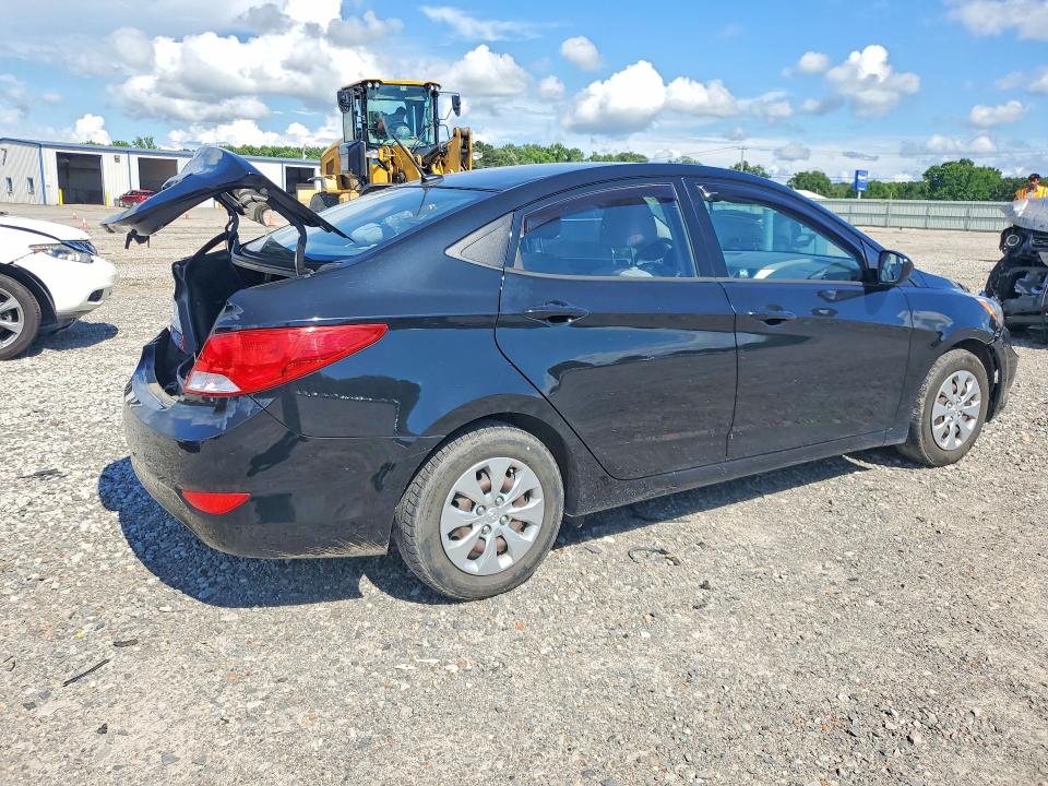 2016 Hyundai Accent VIN KMHCT4AE6GU134791 COPART salvage auction — REAR END, Ar - Cert Of Title-Salvage, sold $1,500 on 2026-07-15 (photo 3)