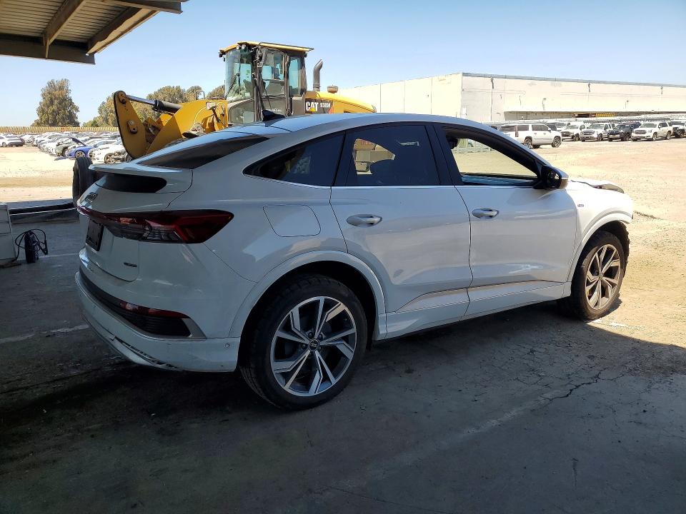2023 Audi Q4 e-tron VIN WA132BFZ3PP076882 COPART salvage auction — FRONT END, Id - Salvage Certificate Of Title, sold $13,400 on 2026-08-11 (photo 3)