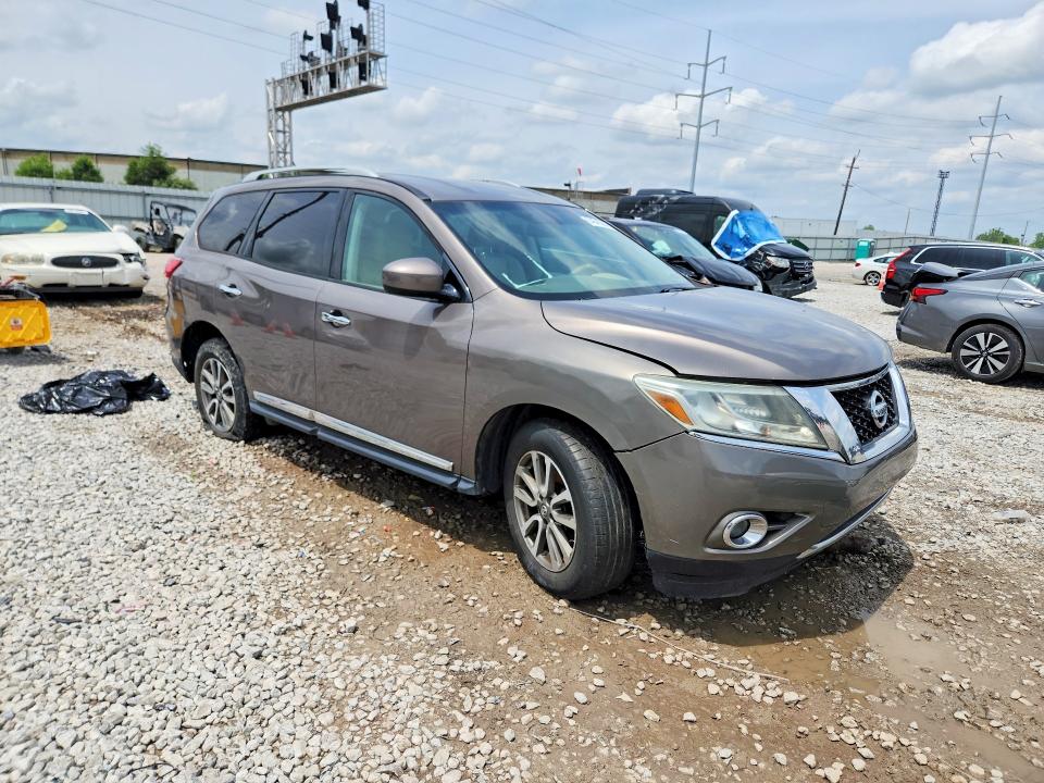 2013 Nissan Pathfinder VIN 5N1AR2MN9DC671288 COPART salvage auction — FRONT END, Oh - Certificate Of Title, sold $500 on 2026-07-02 (photo 4)