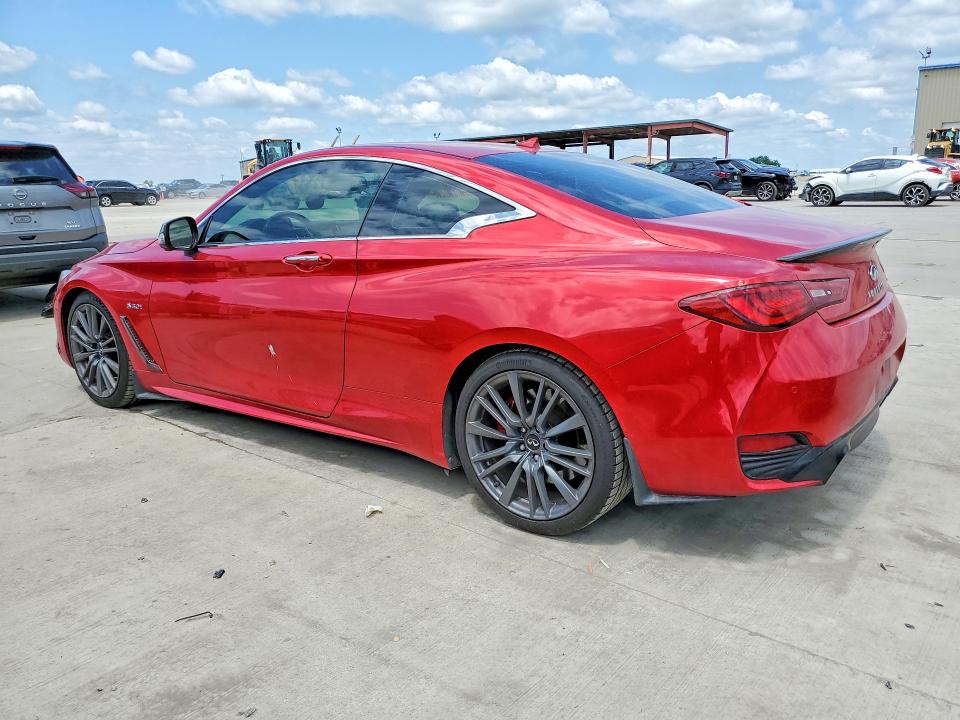 2017 Infiniti Q60 VIN JN1FV7EK6HM611091 COPART salvage auction — HAIL, TX - SALVAGE VEHICLE TITLE, sold $4,300 on 2026-07-02 (photo 2)