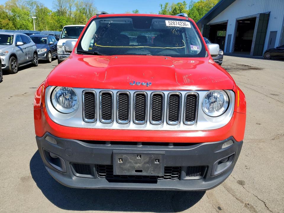 2015 Jeep Renegade VIN ZACCJBDT5FPC04726 COPART salvage auction — FRONT END, Nj - Certificate Of Title, sold $2,600 on 2026-07-31 (photo 5)