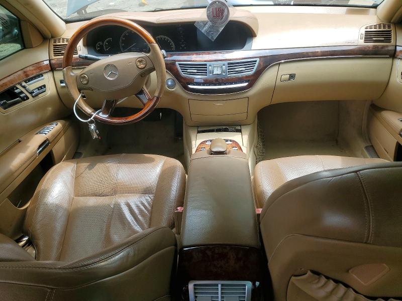 2008 Mercedes-benz S class VIN WDDNG71X08A236651 COPART salvage auction — FRONT END, Ga - Certificate Of Title, sold $275 on 2026-08-04 (photo 8)