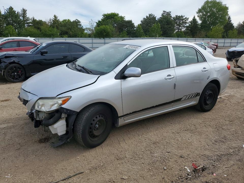 2009 Toyota Corolla VIN JTDBL40E19J025225 COPART salvage auction — FRONT END, IL - SALVAGE CERTIFICATE, sold $1,200 on 2026-07-16 (photo 1)