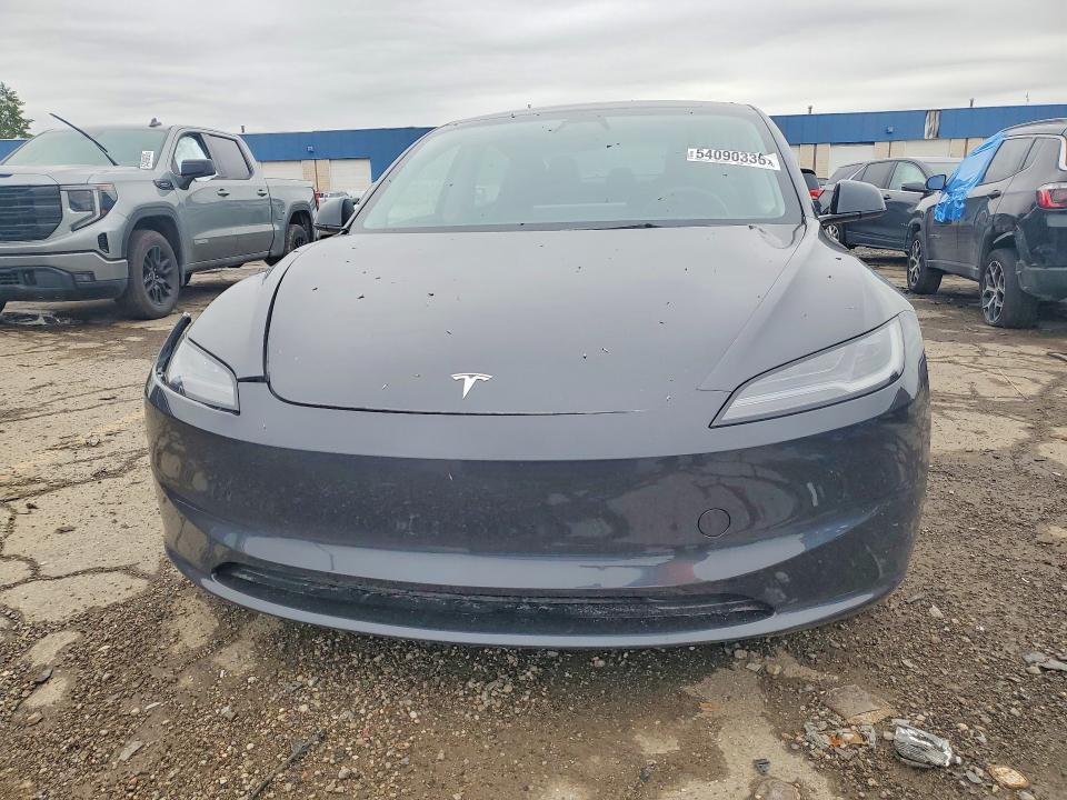 2025 Tesla Model 3 VIN 5YJ3E1EA2SF062882 COPART salvage auction — SIDE, Salvage Title, sold $20,600 on 2026-07-10 (photo 5)