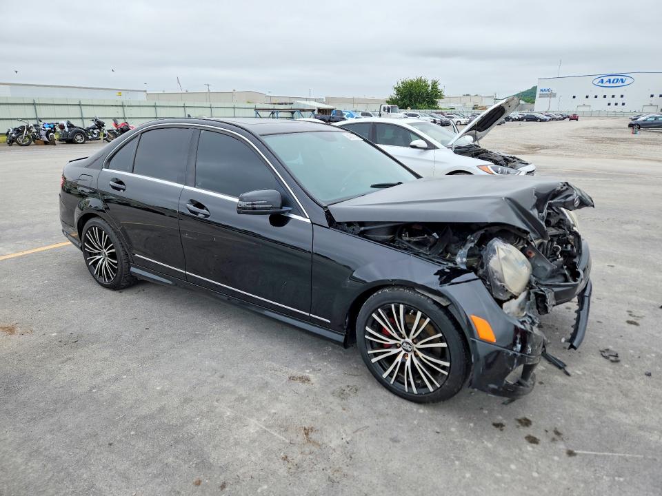 2011 Mercedes-benz C-klasse VIN WDDGF5EB3BR170264 COPART salvage auction — FRONT END, Ok - Cert Of Title-Salvage, sold $400 on 2026-08-21 (photo 4)