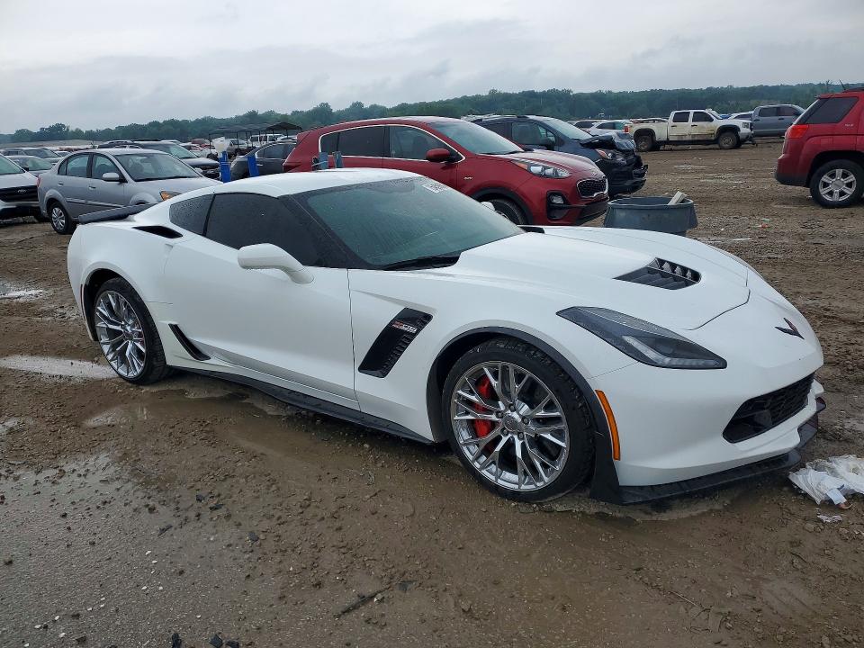 2016 Chevrolet Corvette VIN 1G1YU2D65G5604506 COPART salvage auction — VANDALISM, Mi - Certificate Of Title, sold $31,000 on 2026-07-21 (photo 4)