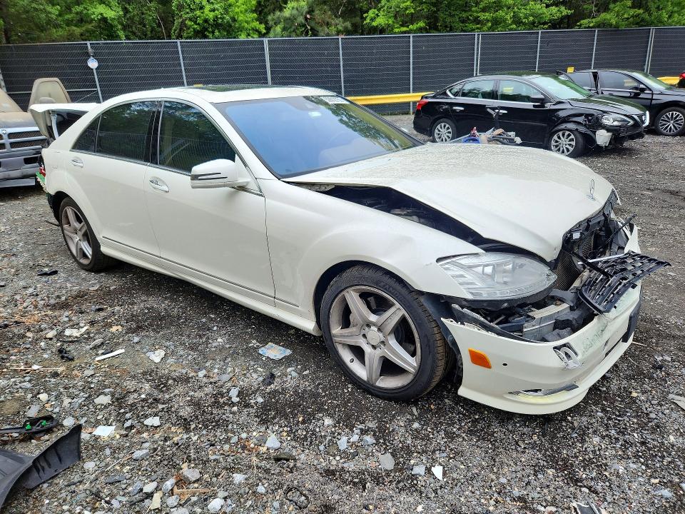 2010 Mercedes-benz S class VIN WDDNG8GB3AA316193 COPART salvage auction — FRONT END, MD - CERT OF SALVAGE > 75% DAMAGE (P), sold $950 on 2026-07-10 (photo 4)