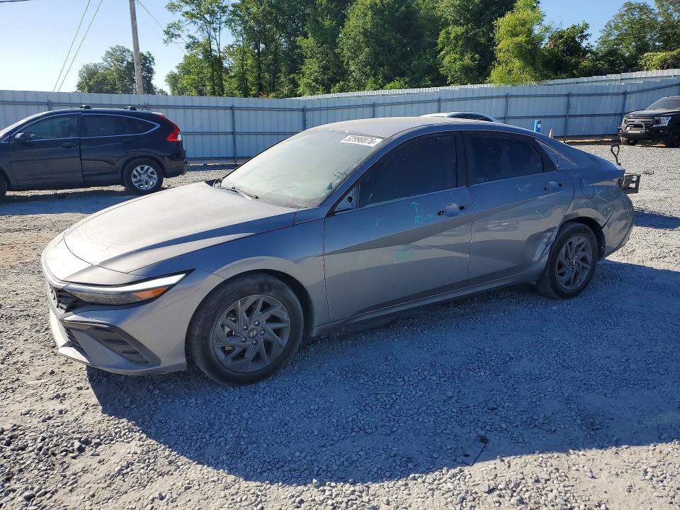 2024 Hyundai Elantra VIN KMHLM4DGXRU692284 COPART salvage auction — REAR END, Nc - Salvage Certificate Of Title, sold $175 on 2026-07-22 (photo 1)