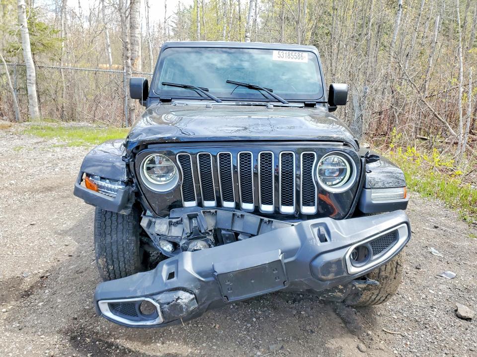 2020 Jeep Wrangler unlimited VIN 1C4HJXEN4LW259136 COPART salvage auction — FRONT END, On - Permit Salvage, sold $11,000 on 2026-07-02 (photo 5)