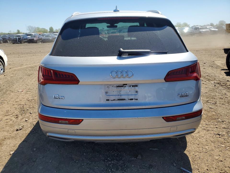 2018 Audi Q5 VIN WA1ANAFY8J2173239 COPART salvage auction — FRONT END, Il - Salvage Certificate, sold $5,500 on 2026-07-14 (photo 6)