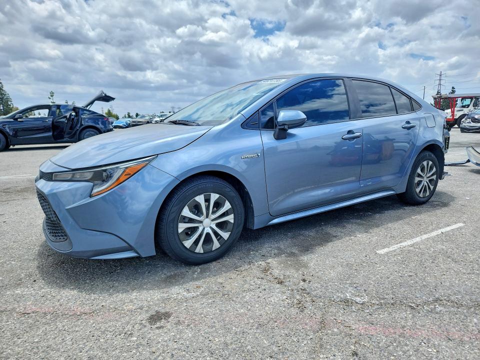 2021 Toyota VIN JTDEAMDE9MJ008291 COPART salvage auction — REAR END, Ca - Salvage Certificate, sold $6,700 on 2026-07-28 (photo 1)