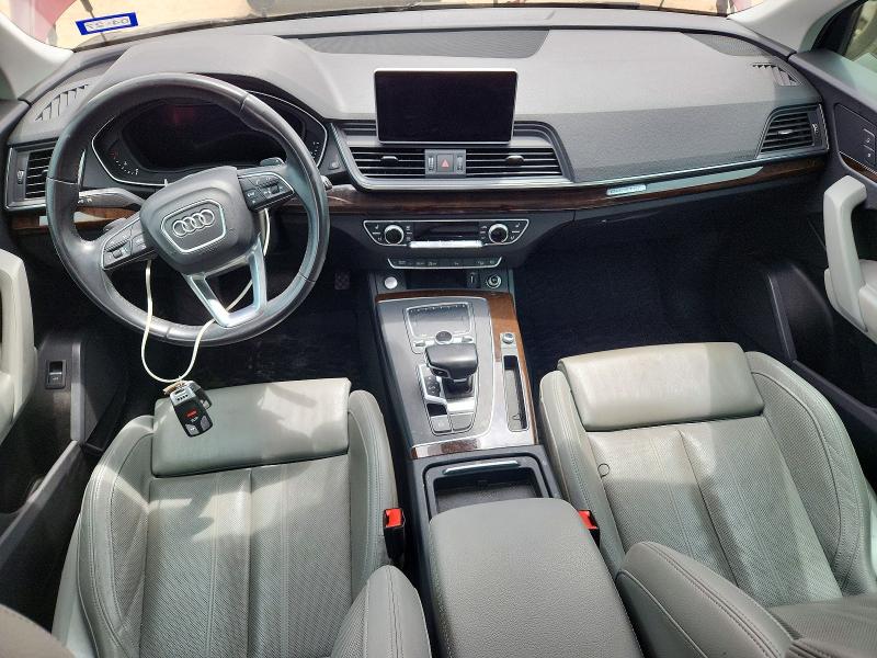 2018 Audi Q5 VIN WA1BNAFY4J2224207 COPART salvage auction — WATER/FLOOD, Tx - Salvage Title-Flood Damage, sold $7,100 on 2026-07-23 (photo 8)