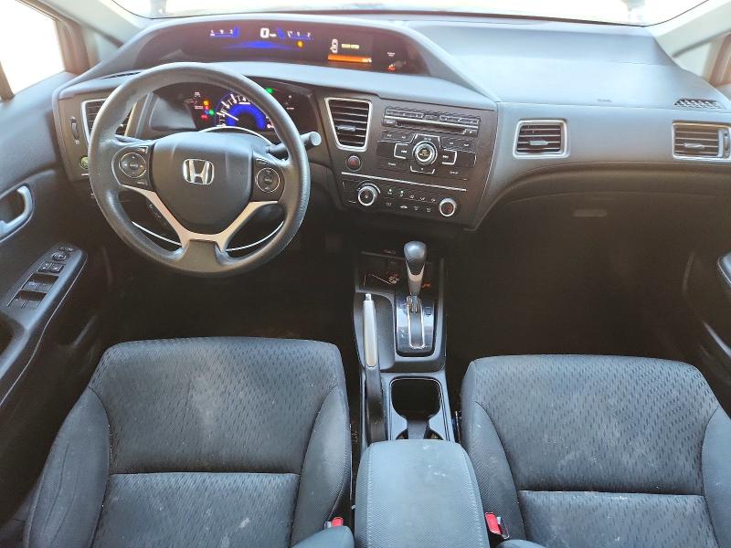 2015 Honda Civic VIN 19XFB2F53FE700193 COPART salvage auction — FRONT END, Ca - Salvage Certificate, sold $1,950 on 2026-07-09 (photo 8)
