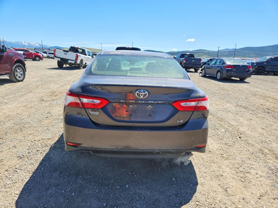 2018 Toyota Camry VIN JTNB11HK2J3005956 COPART salvage auction — FRONT END, Mt - Salvage Certificate Of A Vehic, sold $1,100 on 2026-07-14 (photo 6)