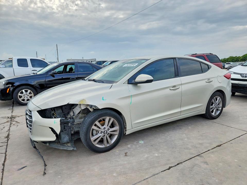 2017 Hyundai Elantra VIN KMHD84LF8HU382862 COPART salvage auction — HAIL, Tx - Salvage Vehicle Title, sold $1,750 on 2026-07-06 (photo 1)
