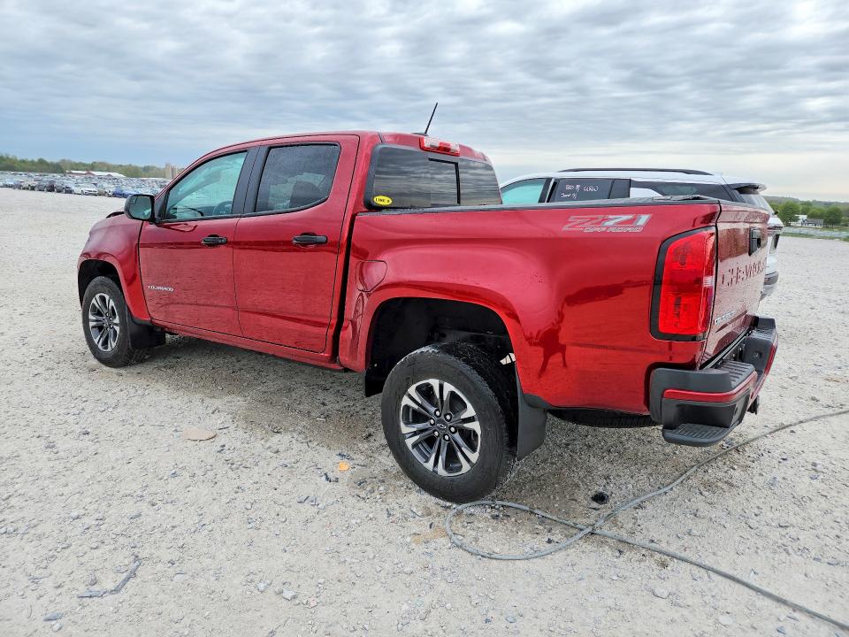 2022 Chevrolet Colorado VIN 1GCGTDEN4N1123495 COPART salvage auction — FRONT END, Mi - Cert Of Title-Salvage Vehicle, sold $3,650 on 2026-07-09 (photo 2)