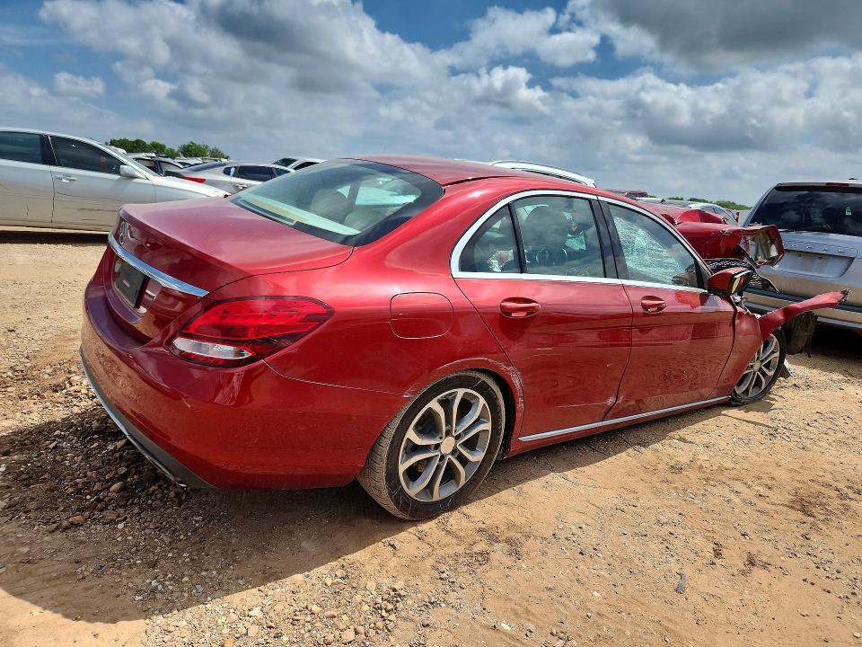 2016 Mercedes-benz C-klasse VIN 55SWF4JB3GU142093 COPART salvage auction — FRONT END, Va - Cert Of Title - Salvage, sold $625 on 2026-07-23 (photo 3)