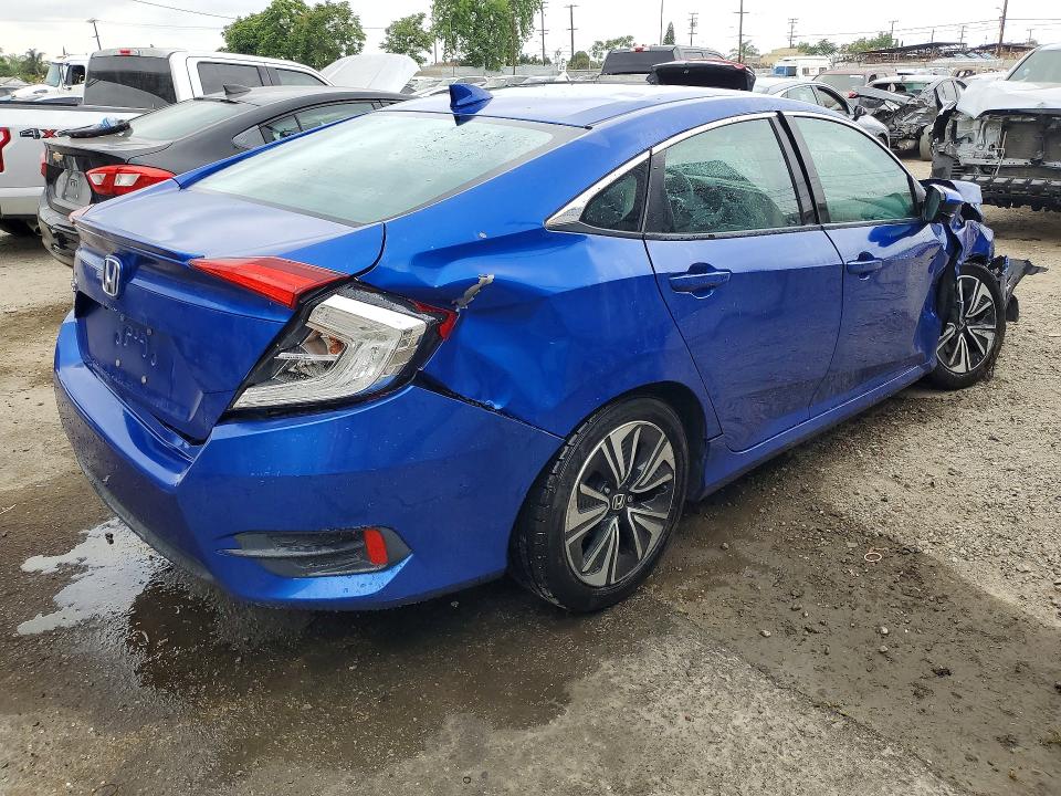 2016 Honda Civic VIN 19XFC1F37GE203719 COPART salvage auction — FRONT END, Ca - Salvage Certificate, sold $2,600 on 2026-07-09 (photo 3)