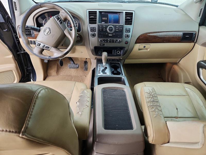 2015 Nissan Armada VIN 5N1BA0ND1FN600549 COPART salvage auction — FRONT END, MI - CERTIFICATE OF TITLE, sold $1,000 on 2026-07-09 (photo 8)