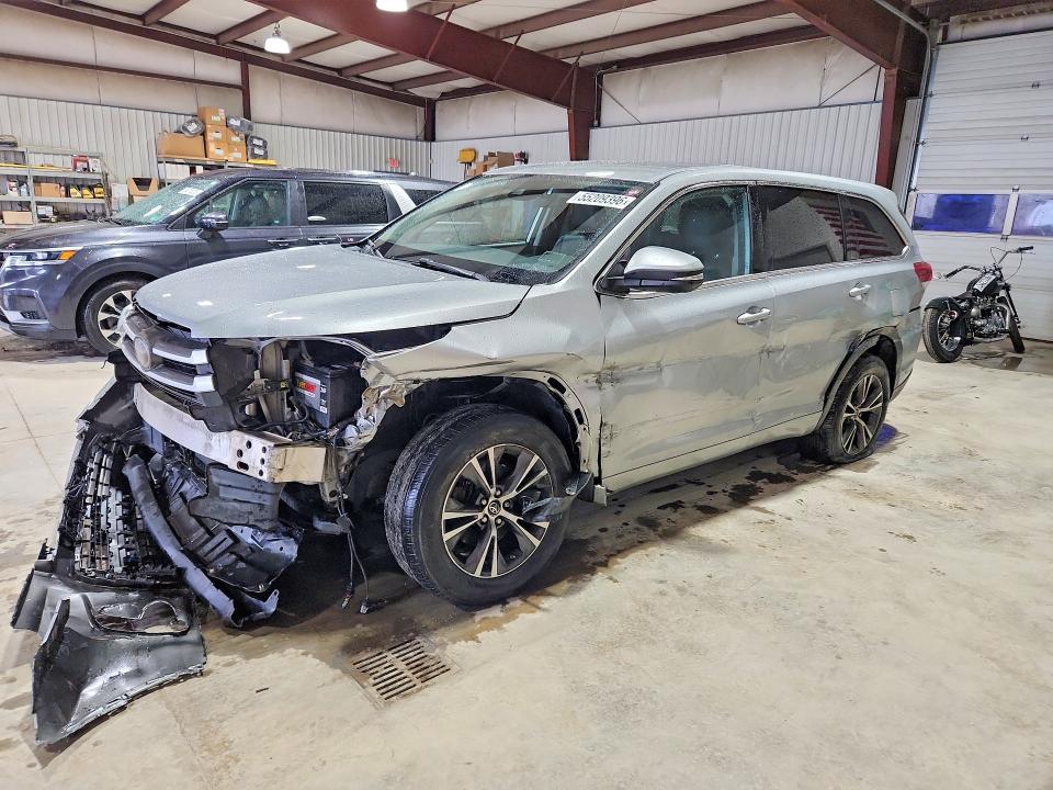 2018 Toyota Highlander VIN 5TDZARFH0JS035819 COPART salvage auction — FRONT END, Pa - Reconstructed Clean, sold $6,700 on 2026-07-31 (photo 1)