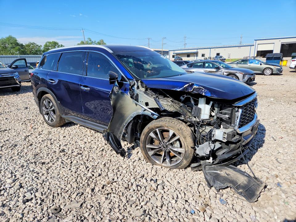 2023 Infiniti Qx60 VIN 5N1DL1FS3PC349360 COPART salvage auction — FRONT END, Il - Salvage Certificate, sold $9,600 on 2026-07-29 (photo 4)