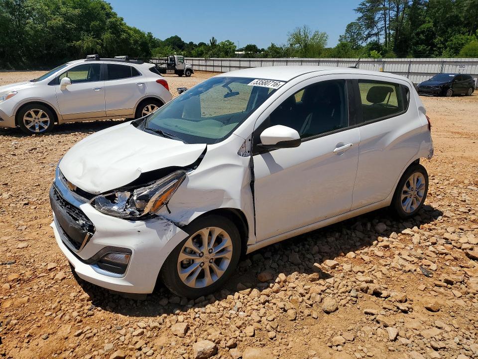 2021 Chevrolet VIN KL8CD6SA3MC743677 COPART salvage auction — FRONT END, Nc - Salvage Certificate Of Title, sold $1,400 on 2026-07-20 (photo 1)