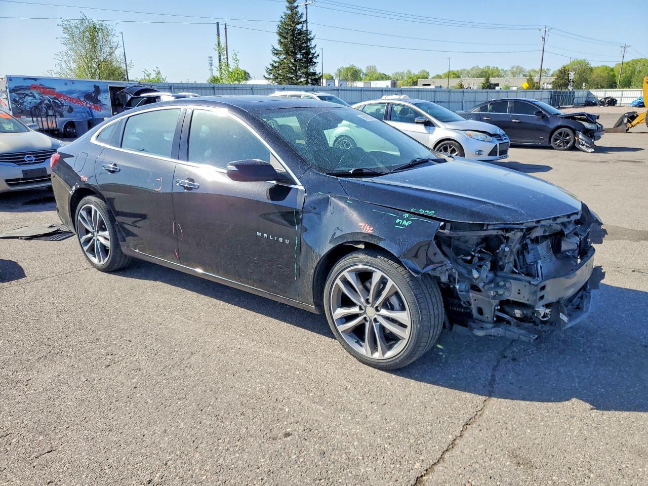 2020 Chevrolet Malibu VIN 1G1ZE5SX7LF098728 COPART salvage auction — Front End, MN - CERT OF TITLE-SALVAGE, sold $4,600 on 2026-07-07 (photo 4)