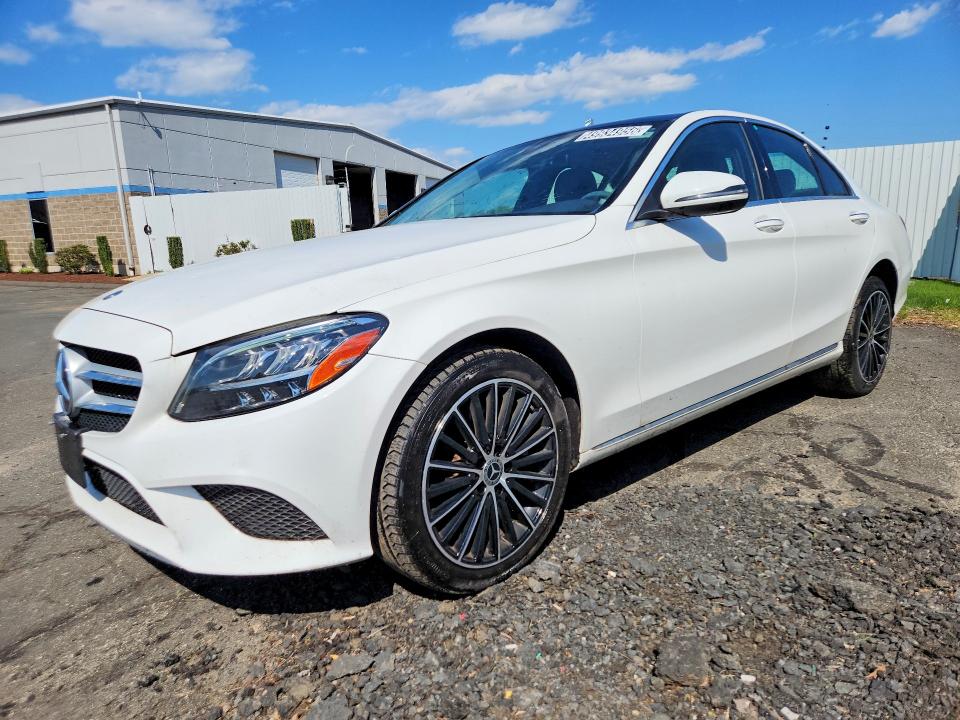 2021 Mercedes-benz C class VIN W1KWF8EBXMR608102 COPART salvage auction — MINOR DENT/SCRATCHES, MA - CERTIFICATE OF TITLE, sold $800 on 2026-07-21 (photo 1)