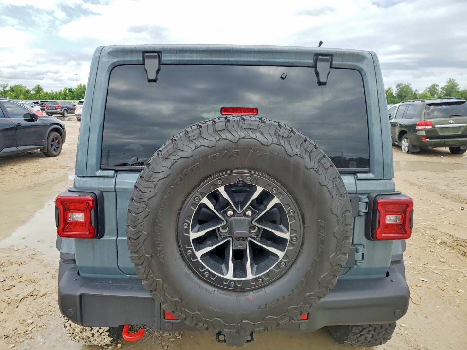 2026 Jeep Wrangler / VIN 1C4RJXFG2TW175434 COPART salvage auction — BURN, TX - SALVAGE VEHICLE TITLE, sold $11,700 on 2026-07-28 (photo 6)