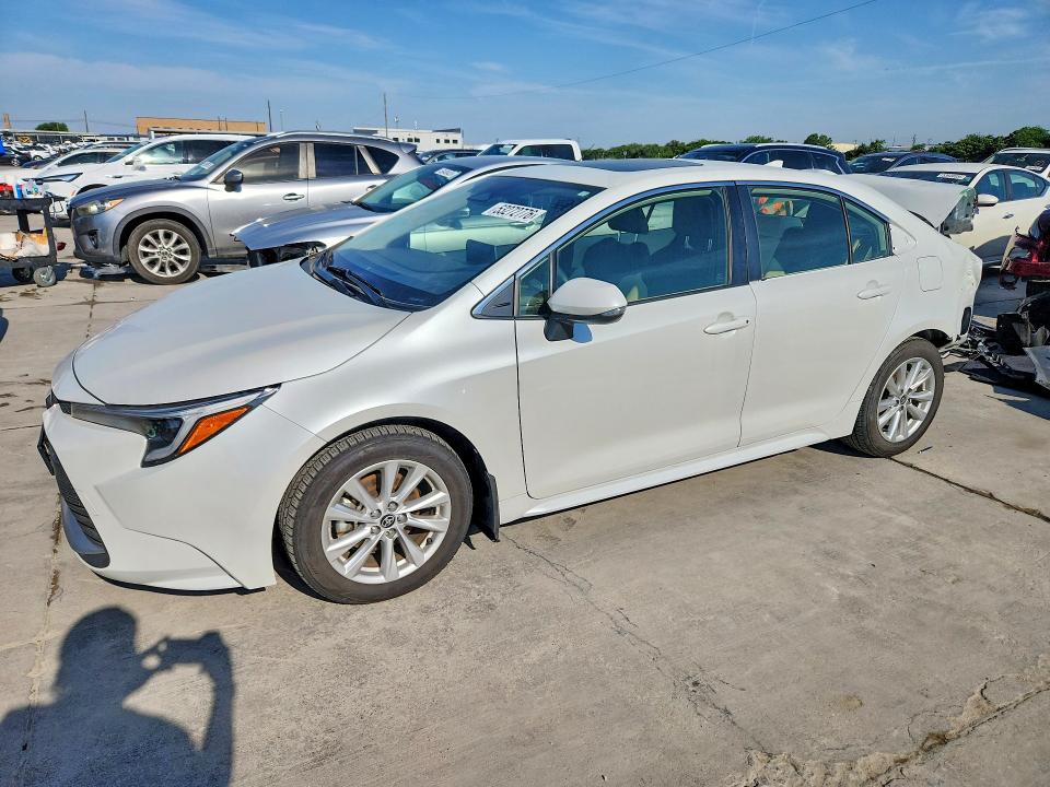 2025 Toyota VIN JTDBCMFE8SJ037594 COPART salvage auction — REAR END, Tx - Salvage Vehicle Title, sold $9,600 on 2026-07-09 (photo 1)