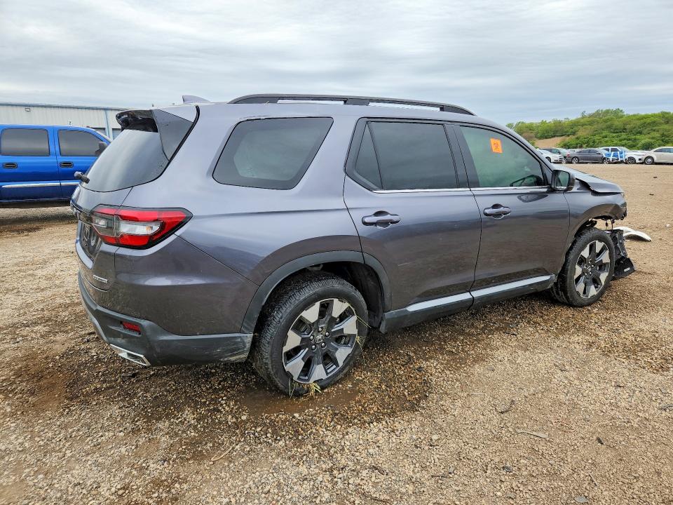 2026 Honda Pilot VIN 5FNYG1H79TB003507 COPART salvage auction — ROLLOVER, Il - Salvage Certificate, sold $7,600 on 2026-07-31 (photo 3)