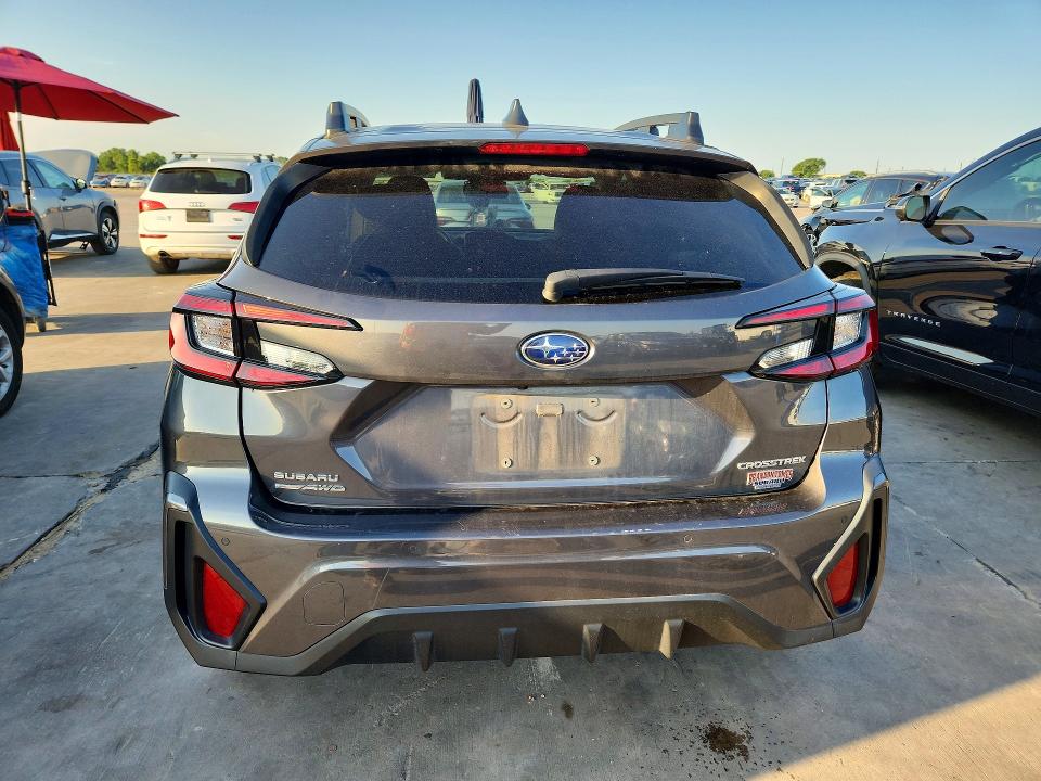 2024 Subaru Xv VIN 4S4GUHL60R3707091 COPART salvage auction — FRONT END, Tx - Salvage Vehicle Title, sold $8,300 on 2026-07-09 (photo 6)