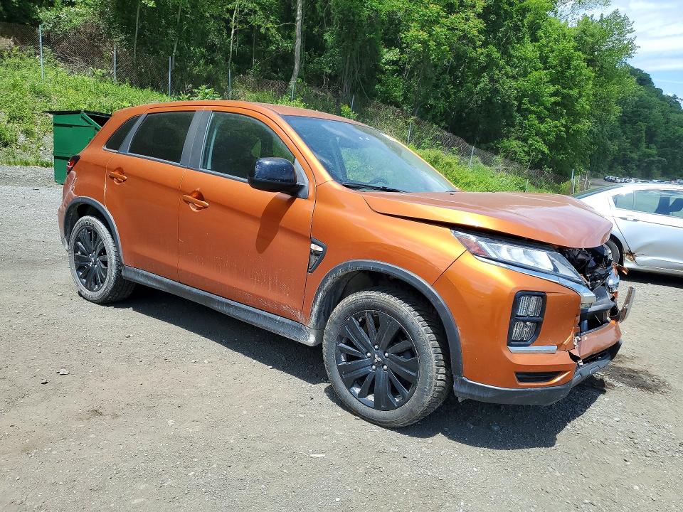 2021 Mitsubishi VIN JA4ARUAU8MU027099 COPART salvage auction — FRONT END, Ny - Mv-907A Salvage Certificate, sold $3,950 on 2026-07-07 (photo 4)