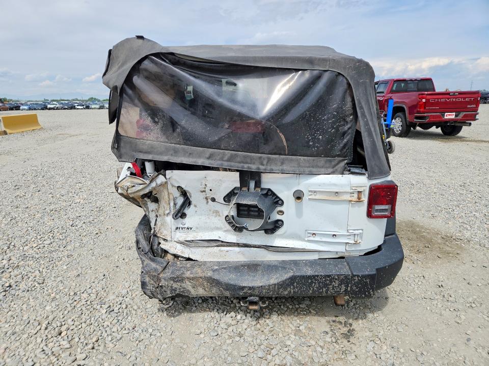 2012 Jeep VIN 1C4BJWDG6CL210959 COPART salvage auction — REAR END, CO - SALVAGE TITLE, sold $4,250 on 2026-07-09 (photo 6)