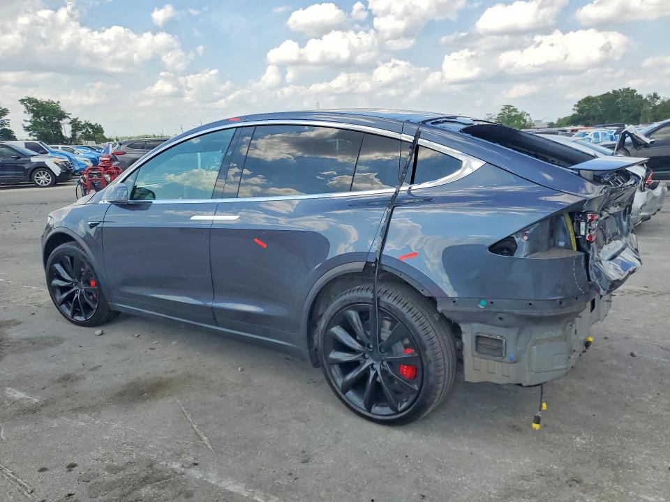 2020 Tesla Model x VIN 5YJXCBE49LF248542 COPART salvage auction — REAR END, Fl - Cert Of Title Slvg Rebuildable, sold $13,200 on 2026-07-09 (photo 2)