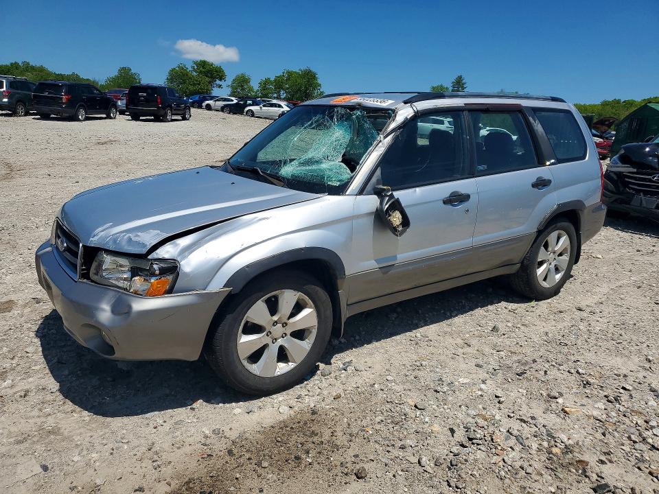 2004 Subaru Forester VIN JF1SG656X4H710217 COPART salvage auction — ROLLOVER, MA - CERT OF TITLE-RECONSTRCTD COLL, sold $375 on 2026-07-08 (photo 1)