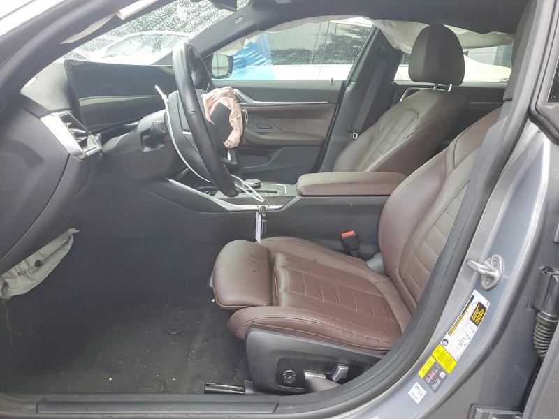 2023 BMW I4 VIN WBY43AW0XPFR08676 COPART salvage auction — FRONT END, GA - CERT OF TITLE-SALVAGE, sold $10,500 on 2026-07-31 (photo 7)