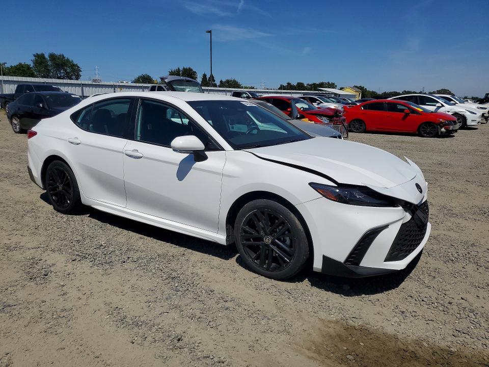 2025 Toyota Camry VIN 4T1DAACK5SU580080 COPART salvage auction — FRONT END, Ca - Salvage Certificate, sold $15,000 on 2026-07-09 (photo 4)