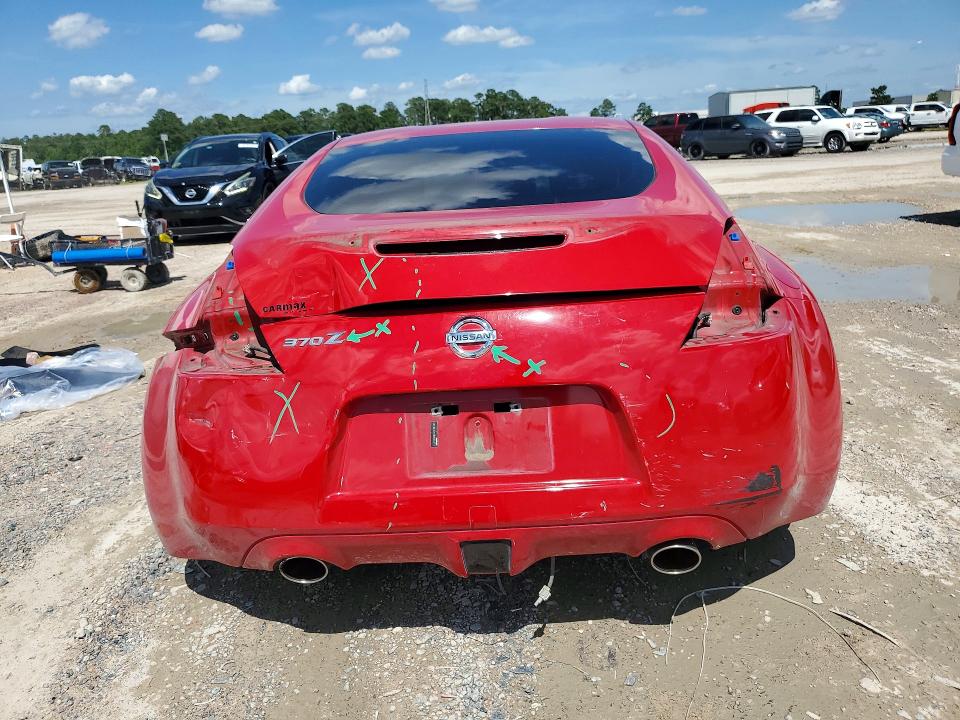 2011 Nissan 370z VIN JN1AZ4EH1BM555375 COPART salvage auction — REAR END, Tx - Salvage Vehicle Title, sold $4,300 on 2026-07-07 (photo 6)