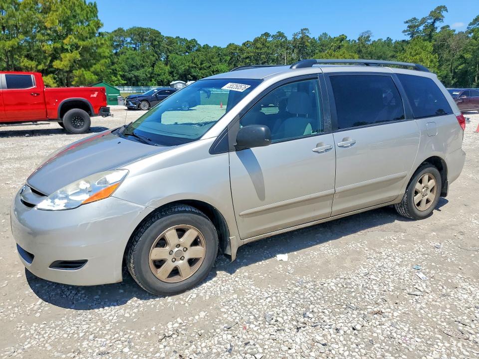 2010 Toyota Sienna VIN 5TDKK4CC5AS336094 COPART salvage auction — WATER/FLOOD, Tx - Nonrepairable Title-Flood, sold $750 on 2026-07-10 (photo 1)