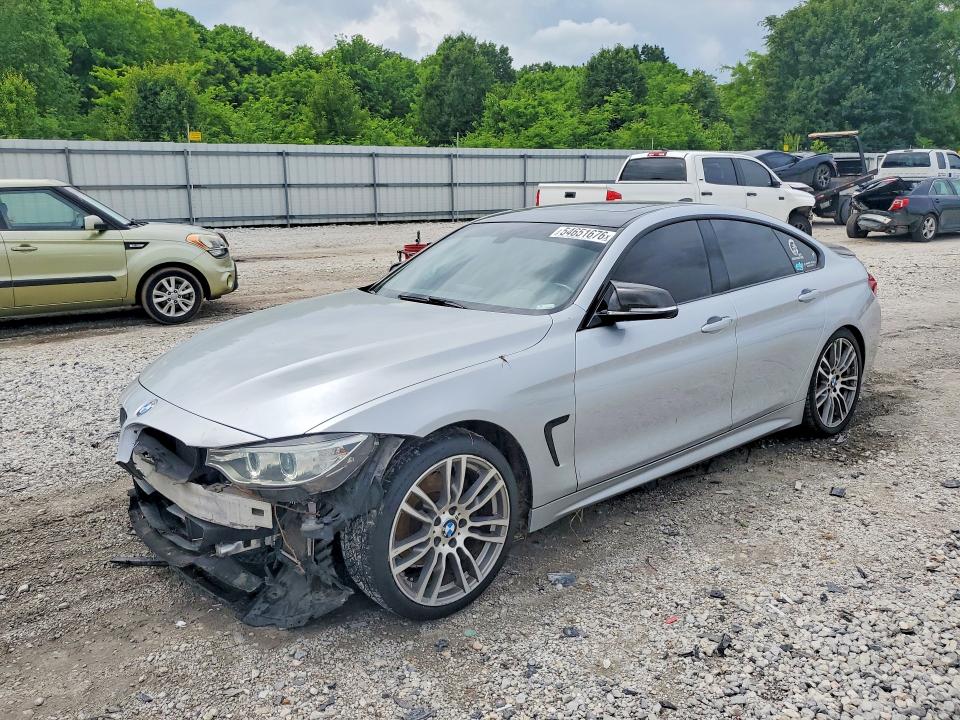 2015 BMW 4 series VIN WBA4A9C54FGL85764 COPART salvage auction — FRONT END, AR - CERT OF TITLE-SALVAGE, sold $550 on 2026-07-27 (photo 1)