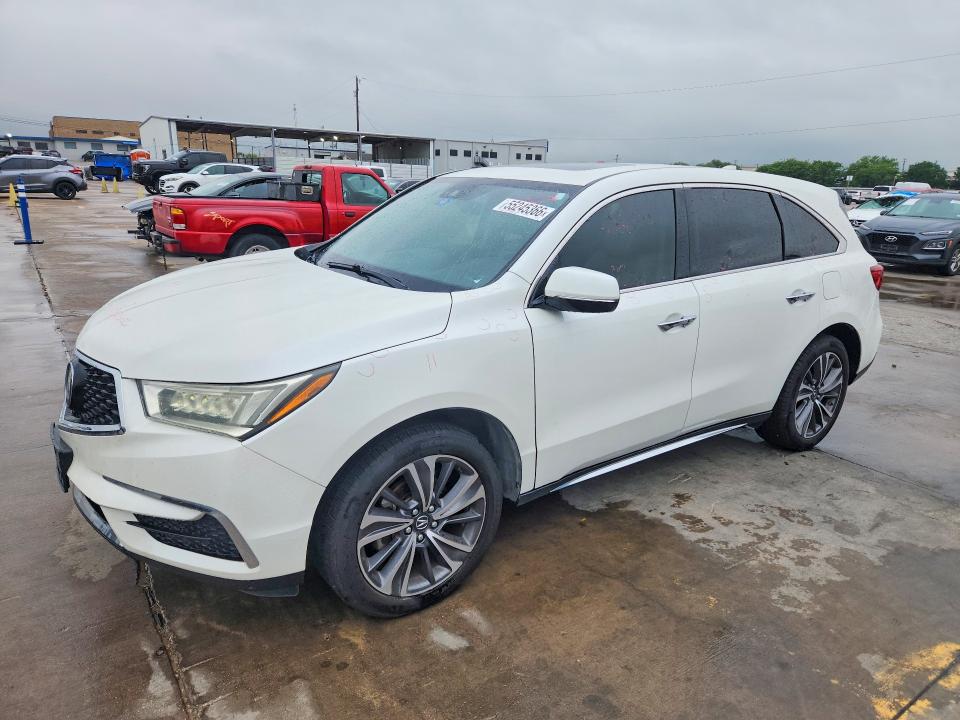 2019 Acura VIN 5J8YD3H50KL006408 COPART salvage auction — HAIL, Tx - Certificate Of Title, sold $3,300 on 2026-08-03 (photo 1)