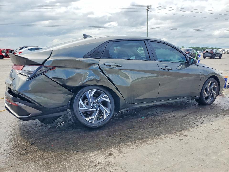 2025 Hyundai Elantra VIN KMHLM4DG4SU868347 COPART salvage auction — REAR END, TN - SALVAGE CERTIFICATE, sold $5,600 on 2026-07-27 (photo 3)