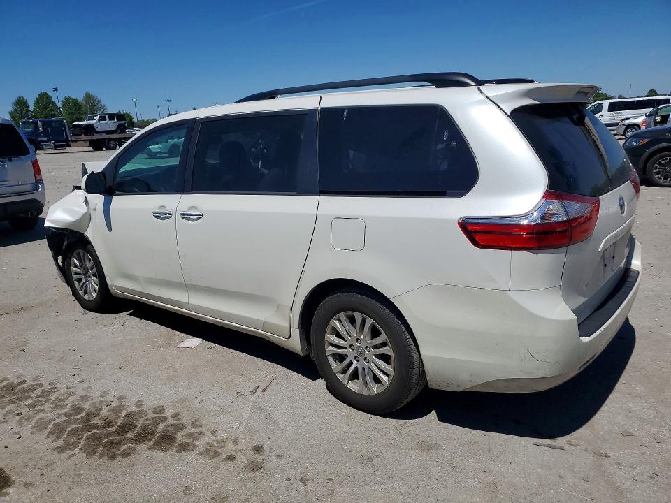 2017 Toyota Sienna VIN 5TDYZ3DC2HS821415 COPART salvage auction — FRONT END, Mo - Salvage Certificate Of Title, sold $3,200 on 2026-07-07 (photo 2)